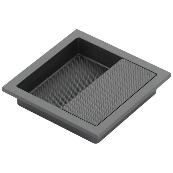 Schaub And Company 1208-GM Modo 3-7/8" Square Euro Modern Diamond Knurled Recessed Flush