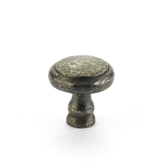 Schaub And Company 131 Artifex Rustic 1-1/2" Hammered Look Solid Britannium Pewter Round
