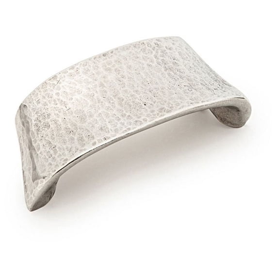 Schaub And Company 173-N Martello 3-3/4" Rustic Hand-Hammered Look Wide Britannium Pewter