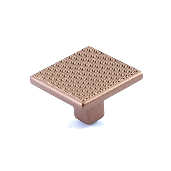 Schaub And Company 20015-SBZ Quadrato 1-3/8" Industrial Modern Diamond Knurled Square