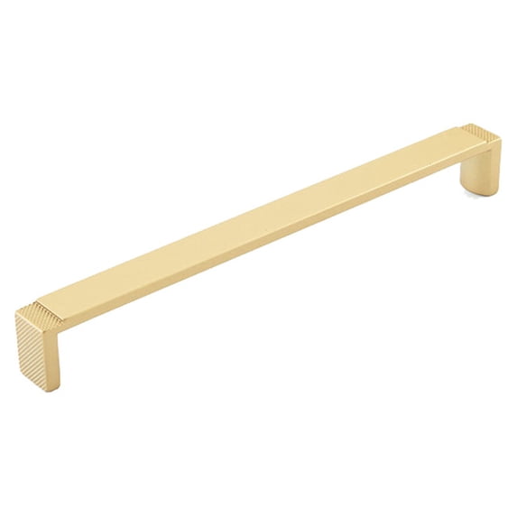 Schaub And Company 20017-SSB Quadrato 192Mm (7-9/16") Center To Center Modern Luxury Flat