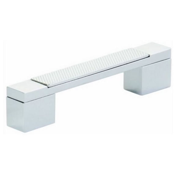 Schaub And Company 211001-26 Urbano 4" Center To Center Contrast Knurled Modern Square