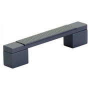 Schaub And Company 211001-GM Urbano 4 Center To Center Contrast Knurled Modern Square