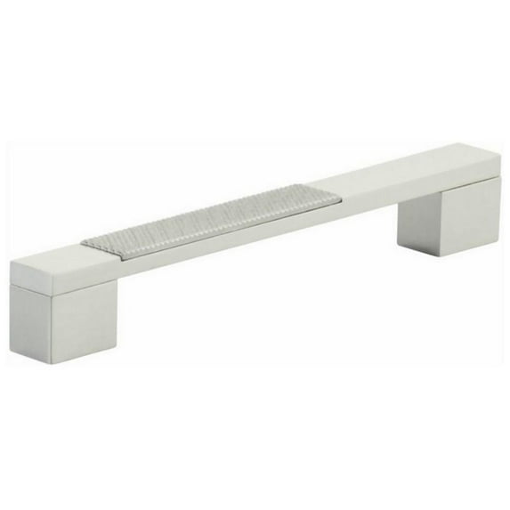 Schaub And Company 211002-BN Urbano 6" Center To Center Contrast Knurled Modern Square