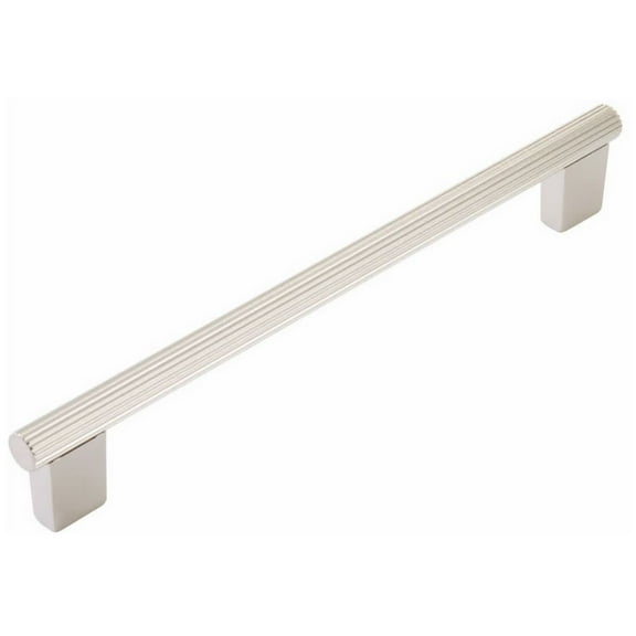 Schaub And Company 211045 Aspero 8" Center To Center Luxury Modern Ridged Round Cabinet