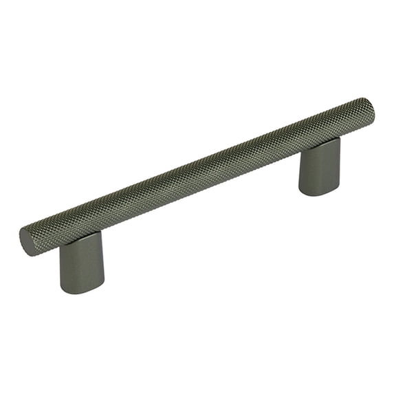 Schaub And Company 211093-MG Monza 4" Center To Center Modern Industrial Diamond Knurled