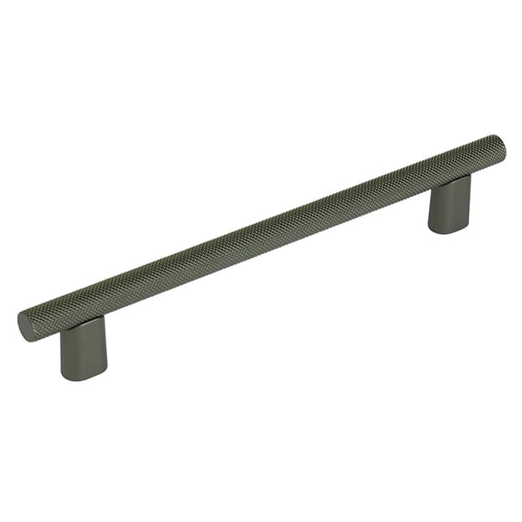 Schaub And Company 211094-MG Monza 6" Center To Center Modern Industrial Diamond Knurled