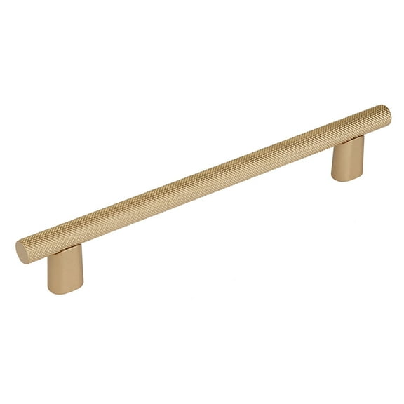 Schaub And Company 211094 Monza 6" Center To Center Modern Industrial Diamond Knurled