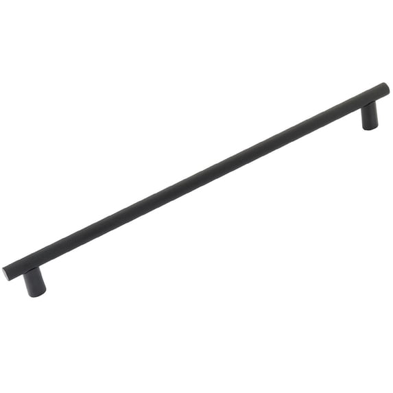 Schaub And Company 211097-MB Monza 18" Center To Center Modern Industrial Diamond Knurled