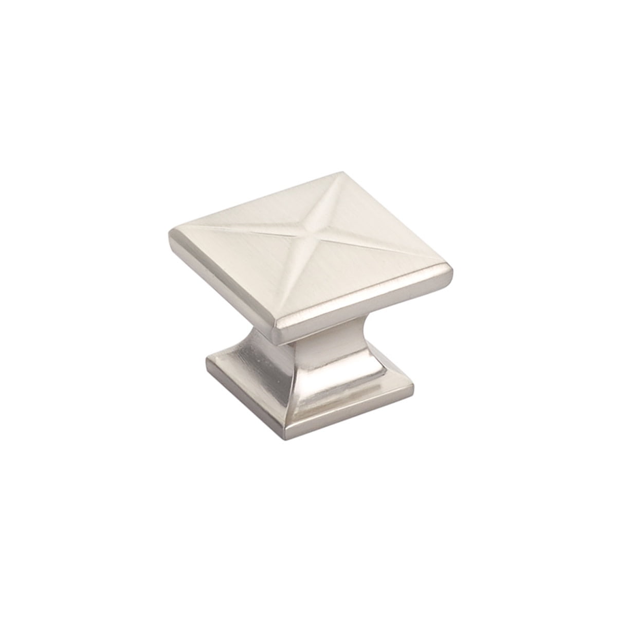 Schaub And Company 215-BN Northport 1-3/8" Contemporary Square Cabinet Knob - Nickel