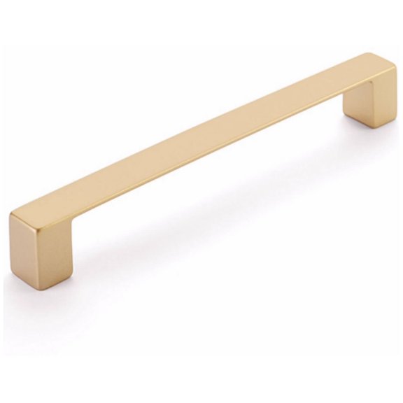 Schaub And Company 222-SSB Classico 6-5/16" Center To Center Square Angle Cabinet Handle /
