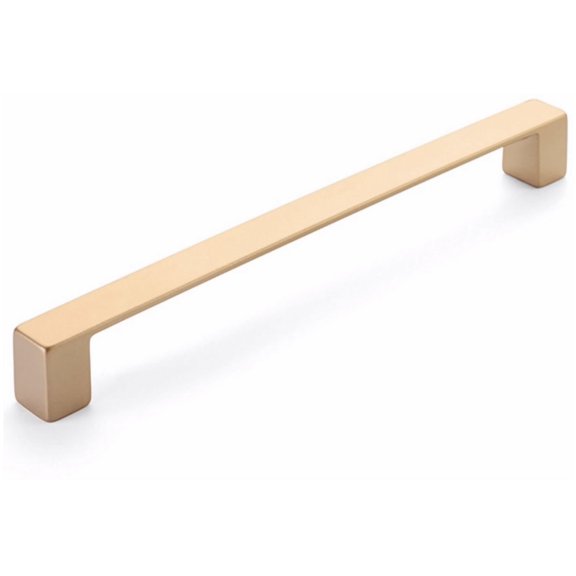 Schaub And Company 223-SSB Classico 7-1/2" Center To Center Square Angle Cabinet Handle /