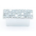 thumbnail image 1 of Schaub And Company 235-26 Mosaic 1-1/4" Center To Center Designer 3-D Textured Rectangular, 1 of 5