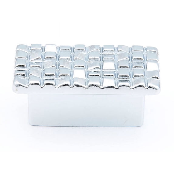 Schaub And Company 235-26 Mosaic 1-1/4" Center To Center Designer 3-D Textured Rectangular