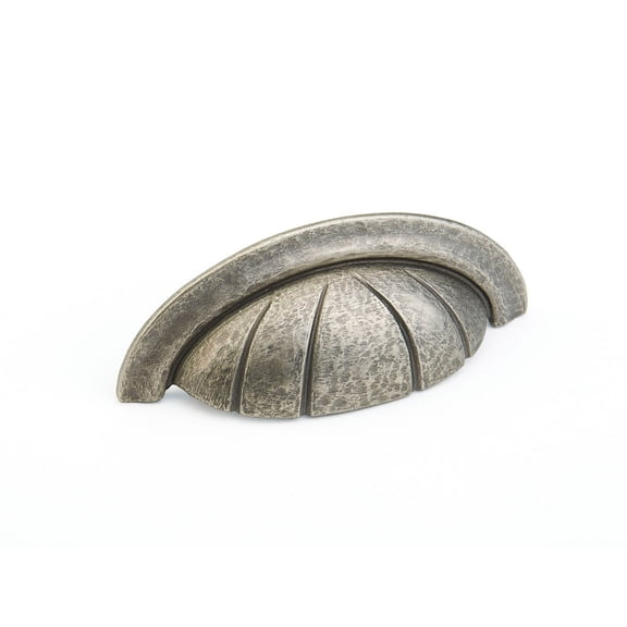 Schaub And Company 254 Siena 3" Center To Center Rustic Farmhouse Cup Handle Cabinet Pull