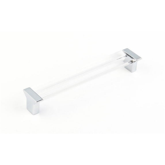Schaub And Company 317-26-CL Positano 6-5/16" Center To Center Clear Luxury Acrylic