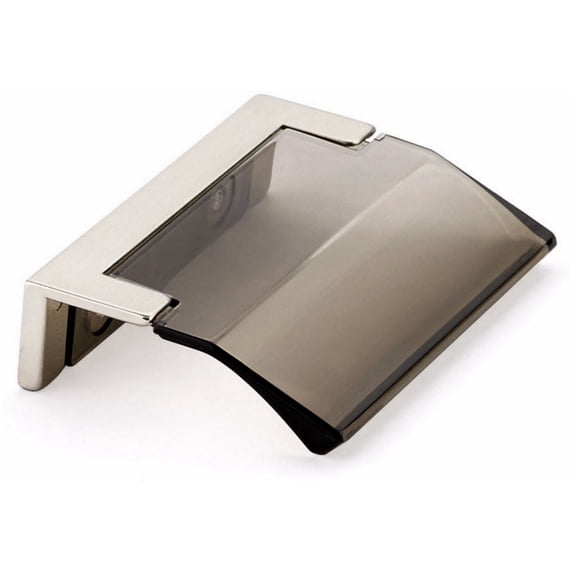 Schaub And Company 323-15-SM Positano 1-1/4" Center To Center Smoke Acrylic Finger Tab