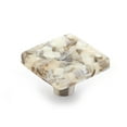 thumbnail image 1 of Schaub And Company 34-SBP Ice 1-1/2"  Modern Designer Glass Square Glam Luxury Cabinet, 1 of 4