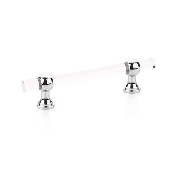Schaub And Company 414-26 Lumiere Transitional 4" Euro Modern Acrylic And Solid Brass