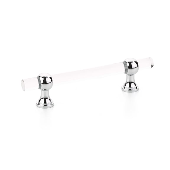 Schaub And Company 414-26 Lumiere Transitional 4" Euro Modern Acrylic And Solid Brass