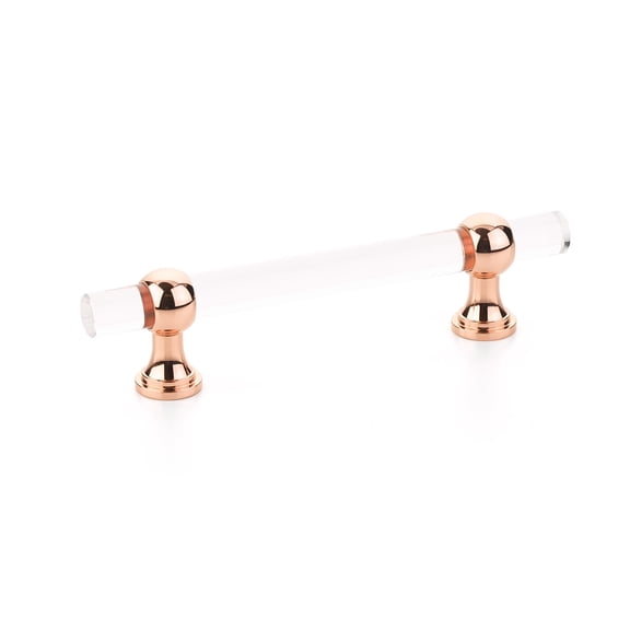 Schaub And Company 414-PRG Lumiere Transitional 4" Euro Modern Acrylic And Solid Brass
