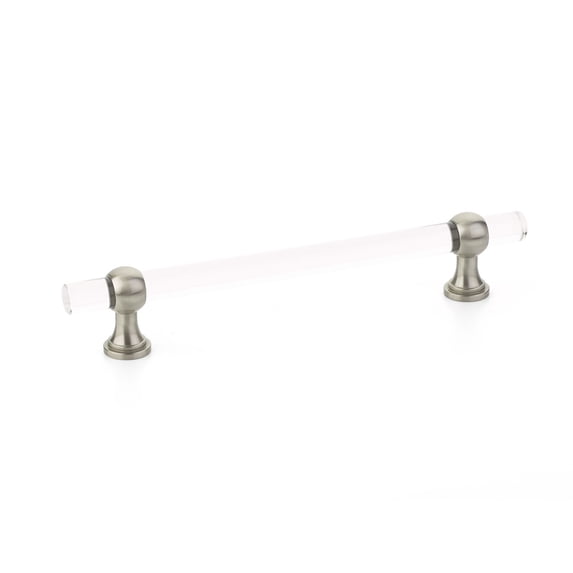Schaub And Company 416-15 Lumiere Transitional 6" Euro Modern Acrylic Bar And Solid Brass