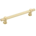 thumbnail image 1 of Schaub And Company 426-SB Fonce 6" Center To Center Modern Industrial Luxury Solid Brass, 1 of 7