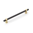 thumbnail image 1 of Schaub And Company 428-MB-SB Fonce 8" Center To Center Modern Euro Bar Style Luxury Solid, 1 of 7