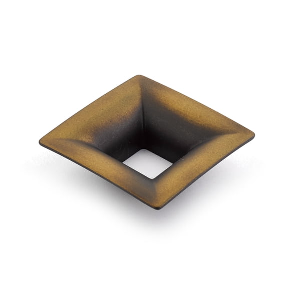 Schaub And Company 440-BRBZ Finestrino 1-1/4" Center To Center Modern Fluted Open Square