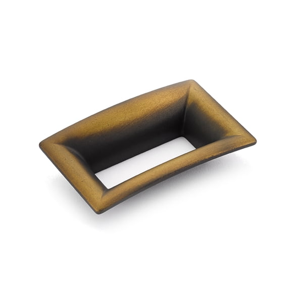 Schaub And Company 441-BRBZ Finestrino 2-1/2" Center To Center Modern Fluted Open