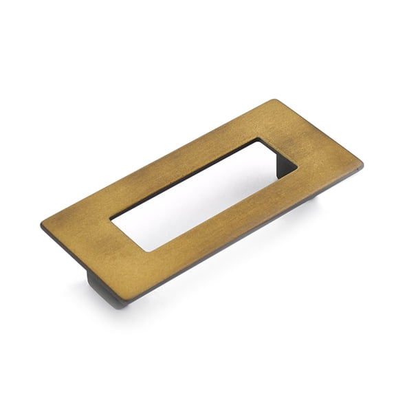 Schaub And Company 444-BRBZ Finestrino 3-3/4" Center To Center Modern Open Frame Handle