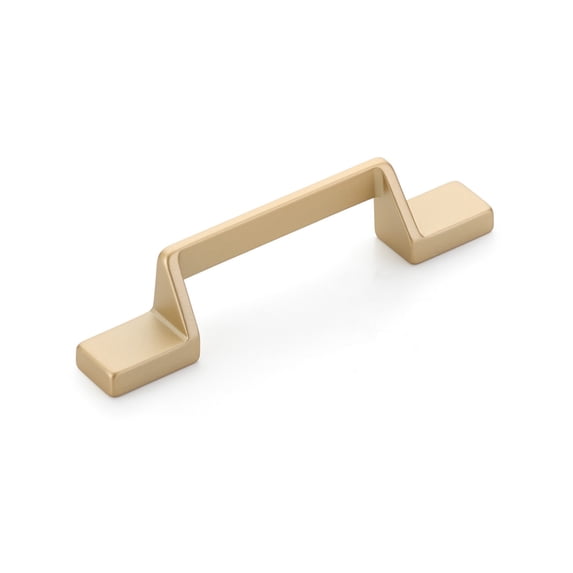 Schaub And Company 454 San Marco 3-3/4" Center To Center Luxury Modern Angled Handle