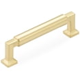 thumbnail image 1 of Schaub And Company 474-SB Haniburton 4" Center To Center Luxury Modern Solid Brass Barrel, 1 of 6
