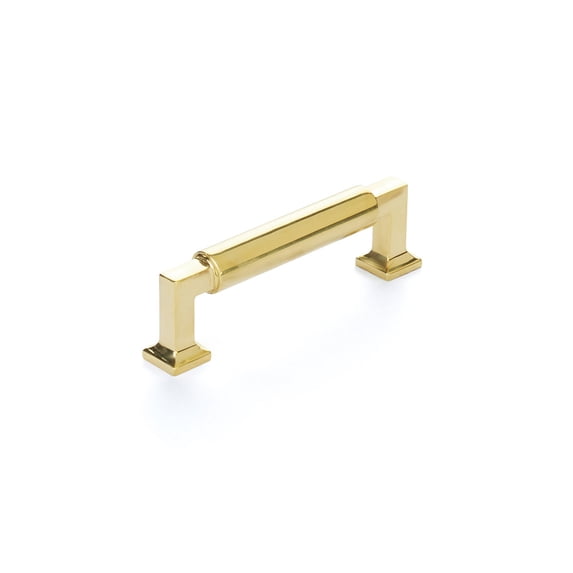 Schaub And Company 477-UNBR Haniburton 3-1/2" Center To Center Modern Industrial Luxury
