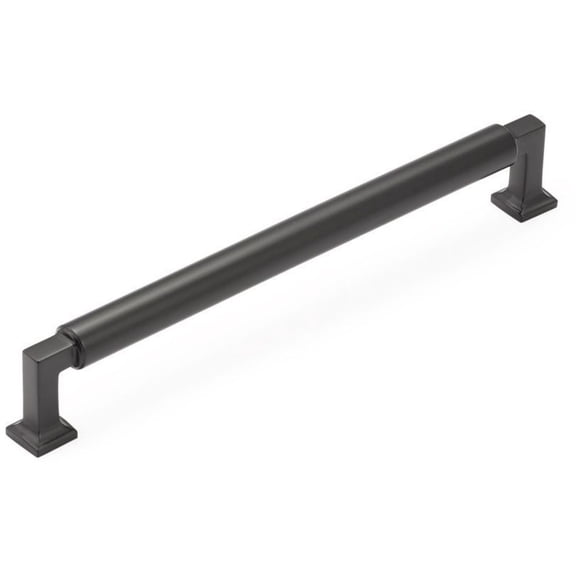Schaub And Company 478-MB Haniburton 8" Center To Center Urban Modern Solid Brass Barrel