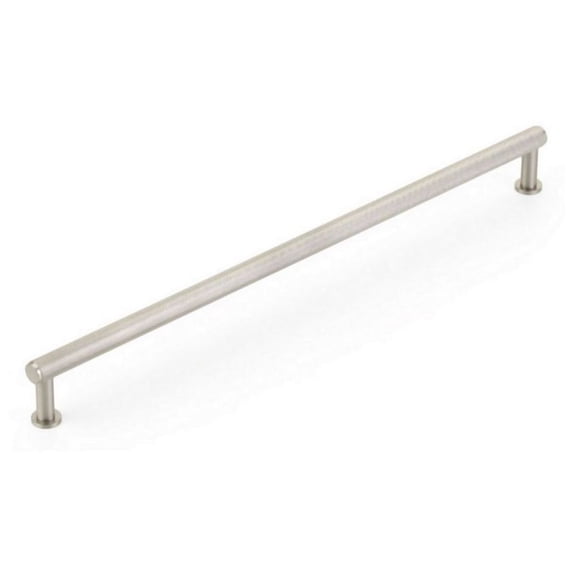 Schaub And Company 5012-BN Pub House 12" Center To Center Diamond Knurled Bar Solid Brass