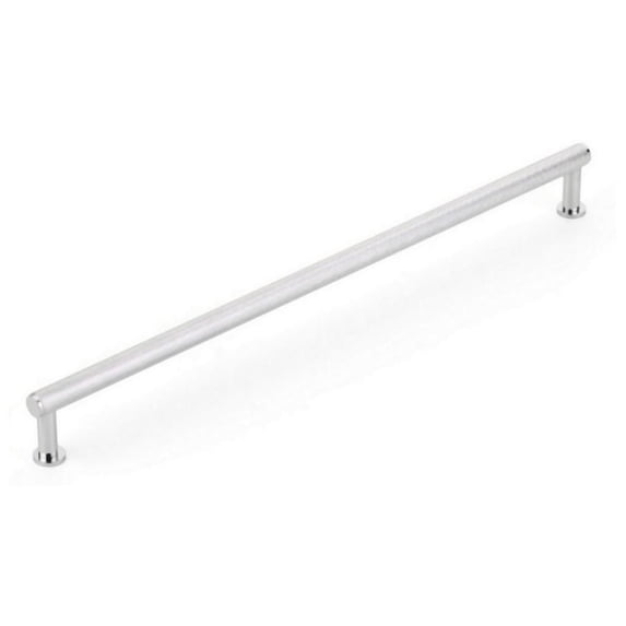 Schaub And Company 5012-26 Pub House 12" Center To Center Diamond Knurled Bar Solid Brass
