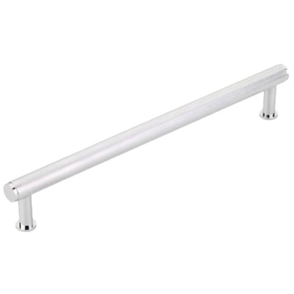 Schaub And Company 5012A-26 Pub House 12" Center To Center Bar Knurled Bar Solid Brass