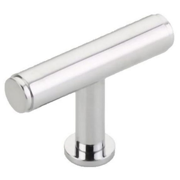 Schaub And Company 5101 Pub House 2" "T" Bar Solid Brass Luxury Cabinet Knob Pull - Chrome