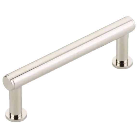 Schaub And Company 5103-PN Pub House 3-1/2" Center To Center Smooth Bar Solid Brass