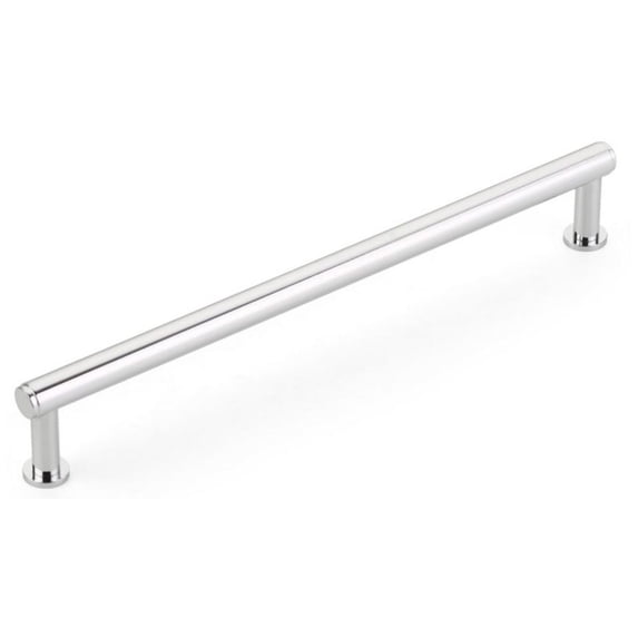 Schaub And Company 5108-26 Pub House 8" Center To Center Smooth Bar Solid Brass Cabinet
