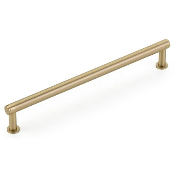 Schaub And Company 5108 Pub House 8" Center To Center Smooth Bar Solid Brass Cabinet Pull