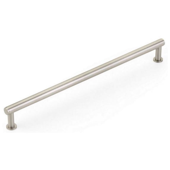 Schaub And Company 5110-BN Pub House 10" Center To Center Smooth Bar Solid Brass Large