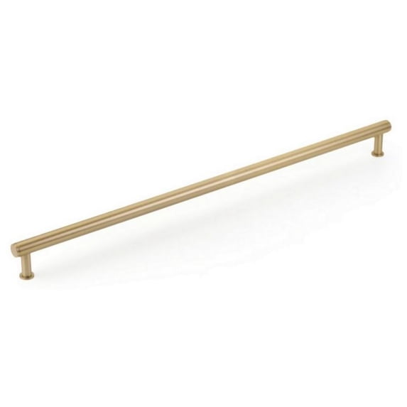 Schaub And Company 5124A-SSB Pub House 24" Center To Center Smooth Bar Solid Brass