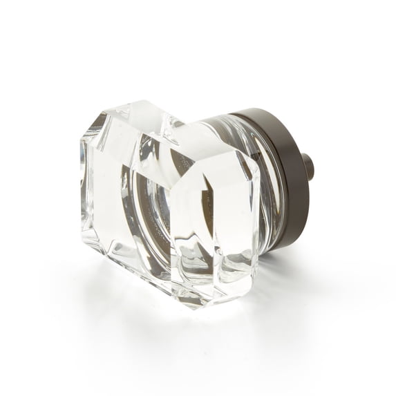 Schaub And Company 52-10B City Lights 1-3/4" Designer Glam Emerald Cut Glass Luxury