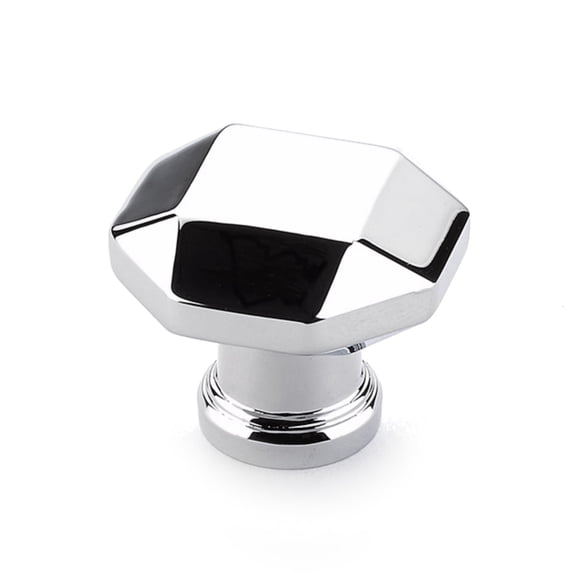 Schaub And Company 531-26 Menlo Park 1-1/4" Contemporary Faceted Small Luxury Geometric