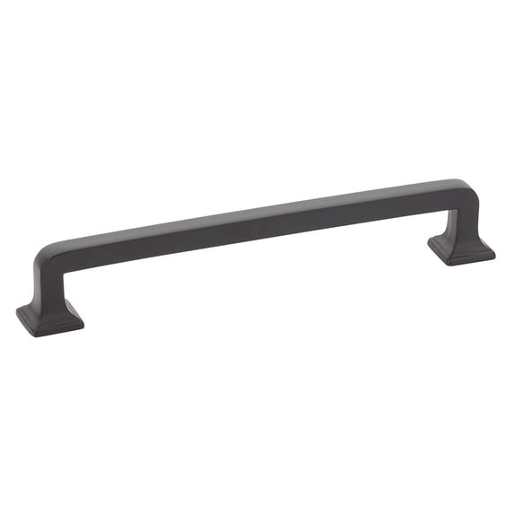 Schaub And Company 537-MB Menlo Park 6" Center To Center Squared Cabinet Handle / Drawer