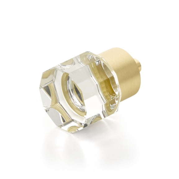 Schaub And Company 55-SB City Lights 1-1/8 " Contemporary Luxe Luxury Crystal And Solid