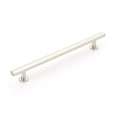 thumbnail image 1 of Schaub And Company 555-PN Heathrow 8" Center To Center Contemporary Solid Brass Bar Handle, 1 of 7