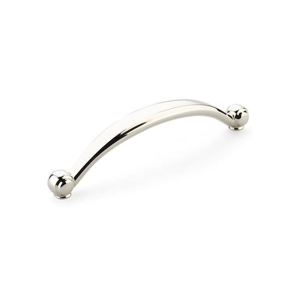 Schaub And Company 64-6 Cabriole 6" Center To Center Traditional Arch Bow Cabinet Handle /